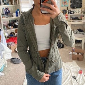 Army green jacket
